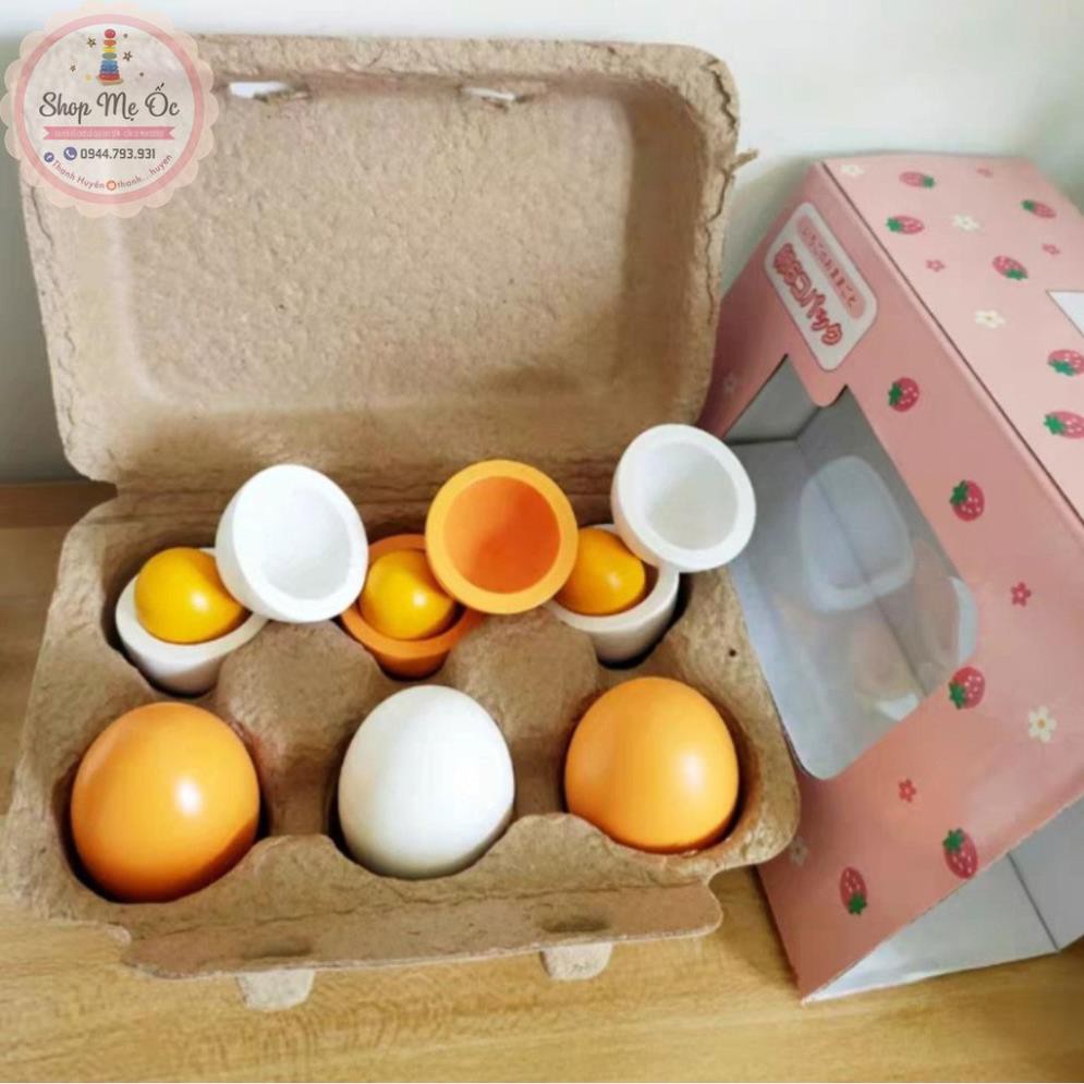 [Mã TOYJAN hoàn 20K xu đơn 50K] Trứng gỗ Mother Garden - Hàng cao cấp xuất Nhật
