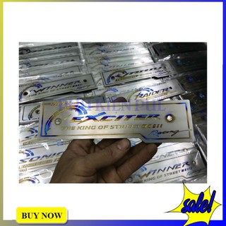 Khung bảng số trước - bảng tên Exciter - phôi inox in màu