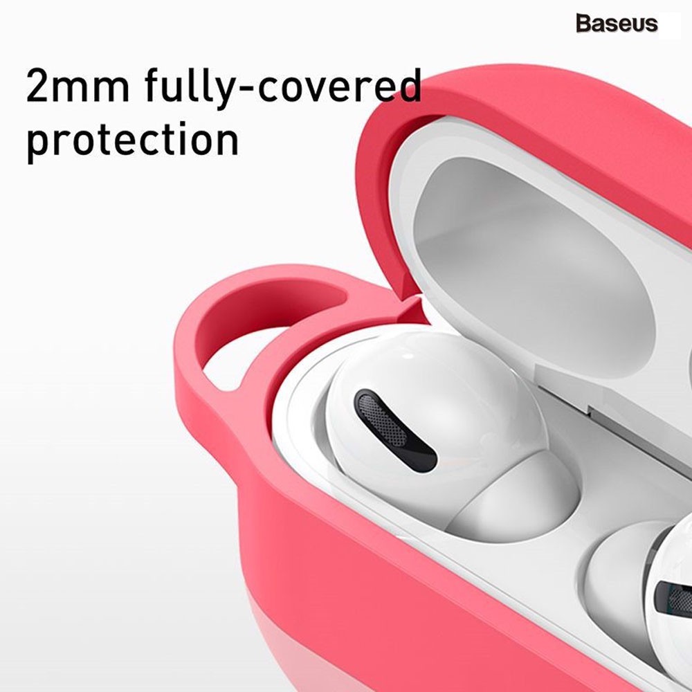 Bao case chống sốc cho tai nghe Apple Airpods Pro hiệu Baseus Cloud Hook (nhiều màu siêu mỏng 2mm) - hàng chính hãng