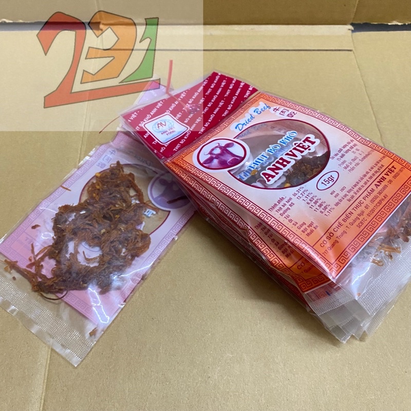 Dây Túi Bò Khô Anh Việt