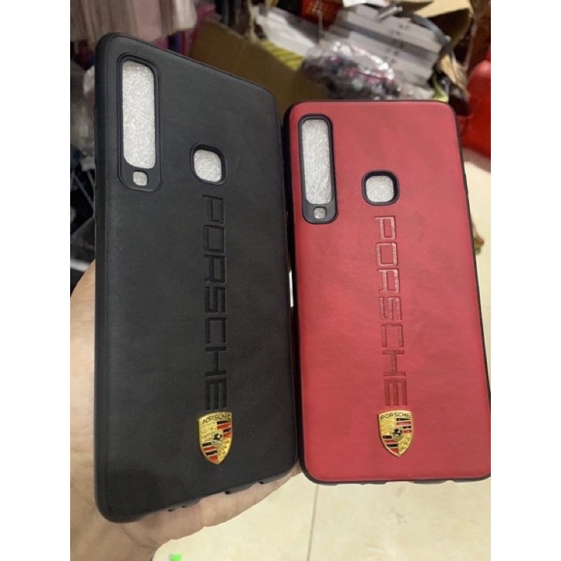 Ốp lưng Samsung A9  giả da in logo