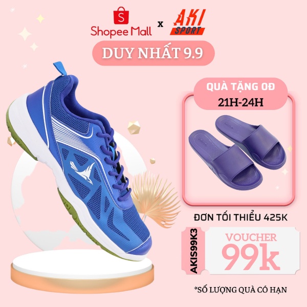 Giày cầu lông Mira Lightning 19.1 Xanh Dương thể thao nam nữ chính hãng chất lượng- LI001