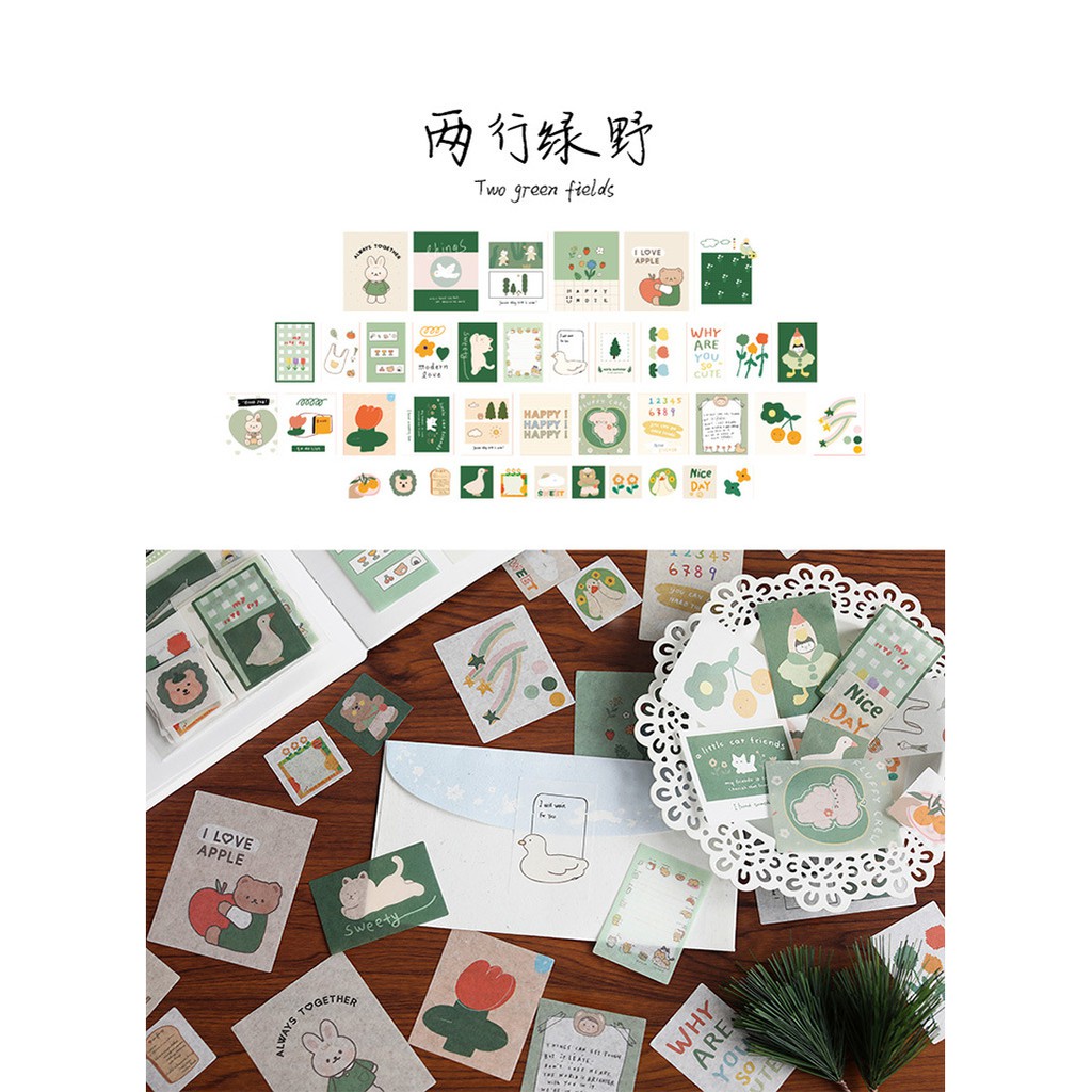 Sticker trang trí vở, sổ tay siêu dễ thương Poogroup