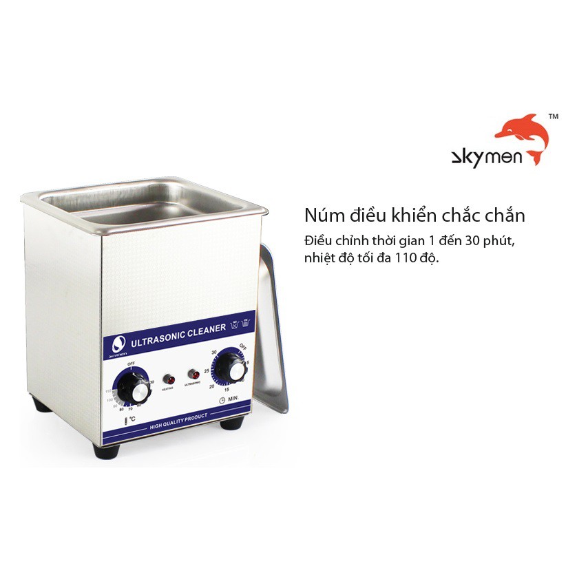 Máy rửa siêu âm skymen 2 lít hàng chính hãng