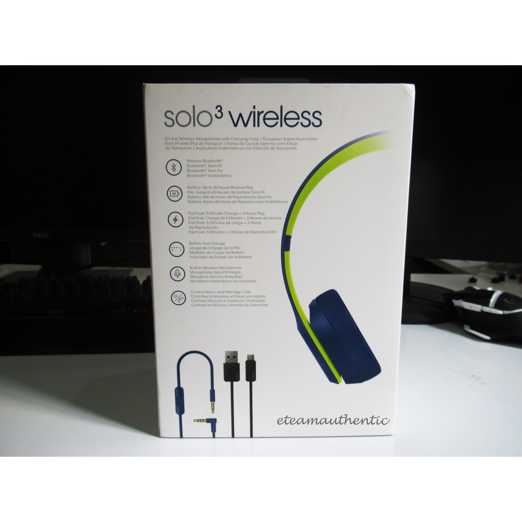 TAI NGHE BEATS SOLO3 POP BLUE - FULLBOX - 99% | BigBuy360 - bigbuy360.vn