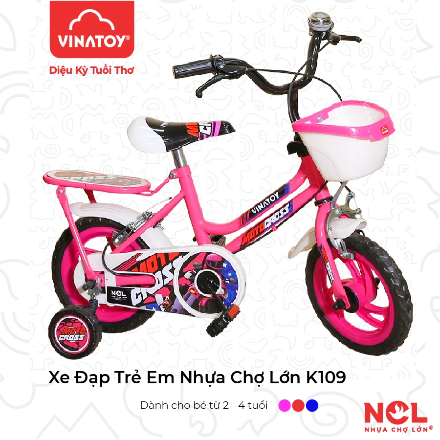 Xe Đạp Trẻ Em K109 - Cho Bé Từ 2 đến 4 Tuổi