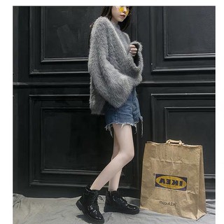 Giày da nữ thời trang cao cổ