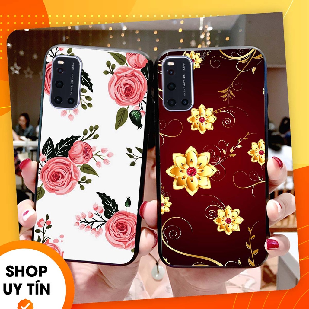 Ốp lưng Vivo V19 in hình hoa xinh xắn, hiện đại , thời trang ,phong cách
