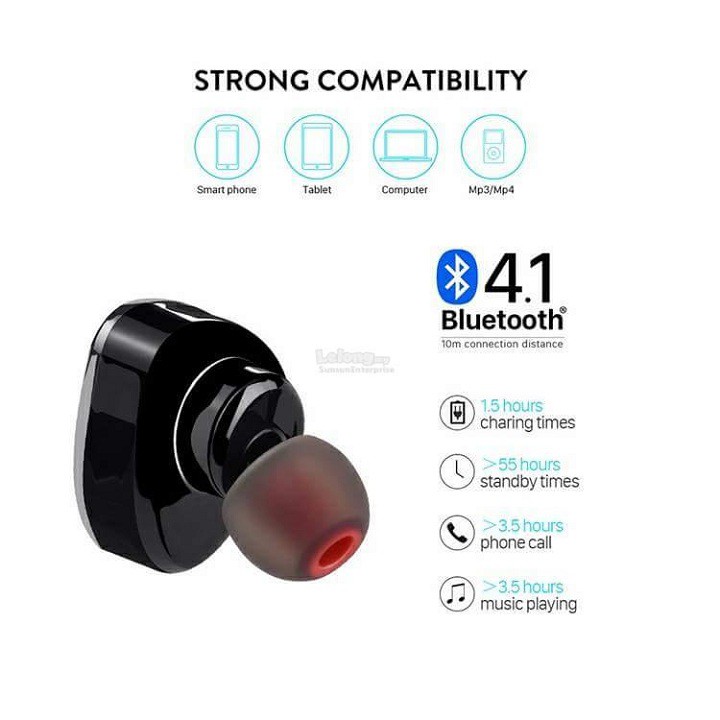 Tai Nghe Bluetooth Hoco E7 Plus Chính Hãng - Tai nghe bluetooth E7 plus