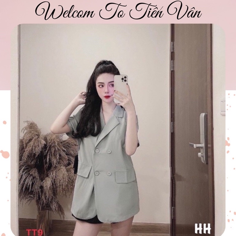 💋GIÁ SỈ 💋 áo vest 4cúc cài trước kèm 2 túi trước bụng from dáng chuẩn