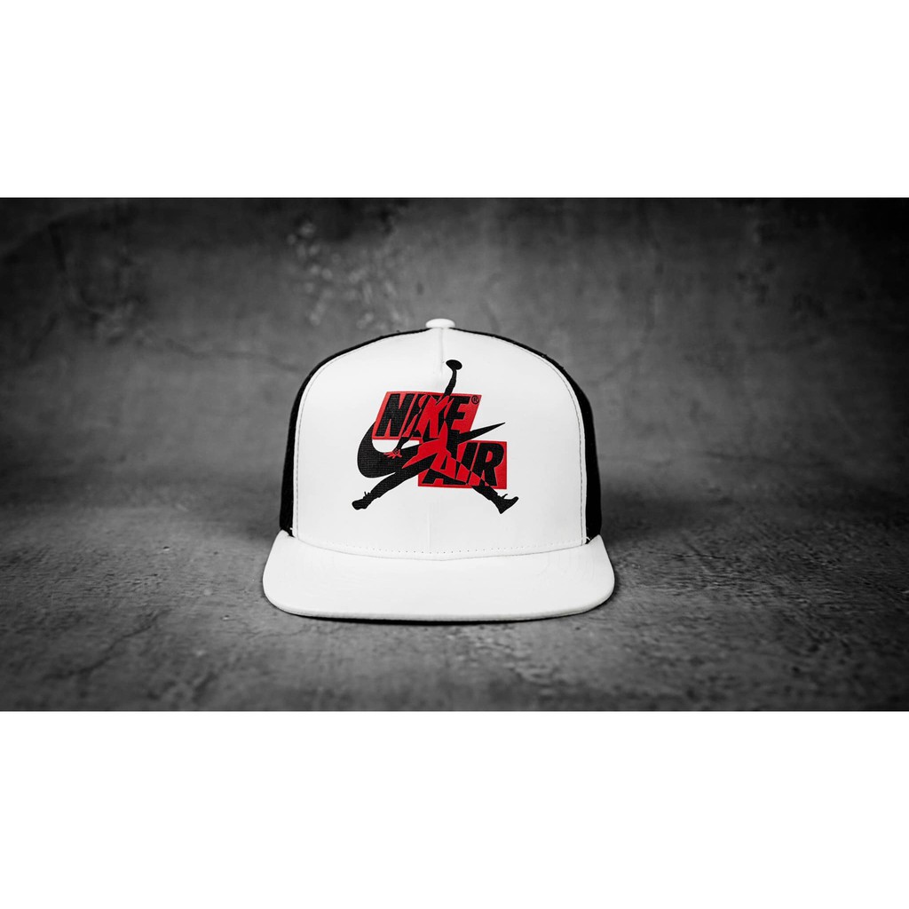 Mũ Snapback Nón Kết Cao Cấp Jordan White 2021