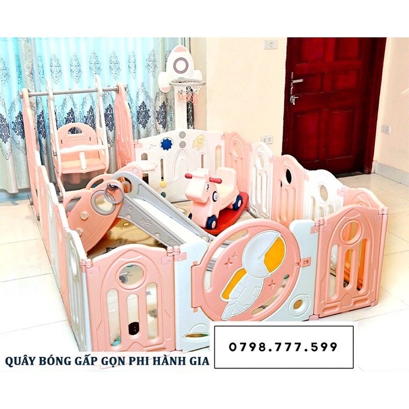 Quây củi nhựa phi hành gia full set