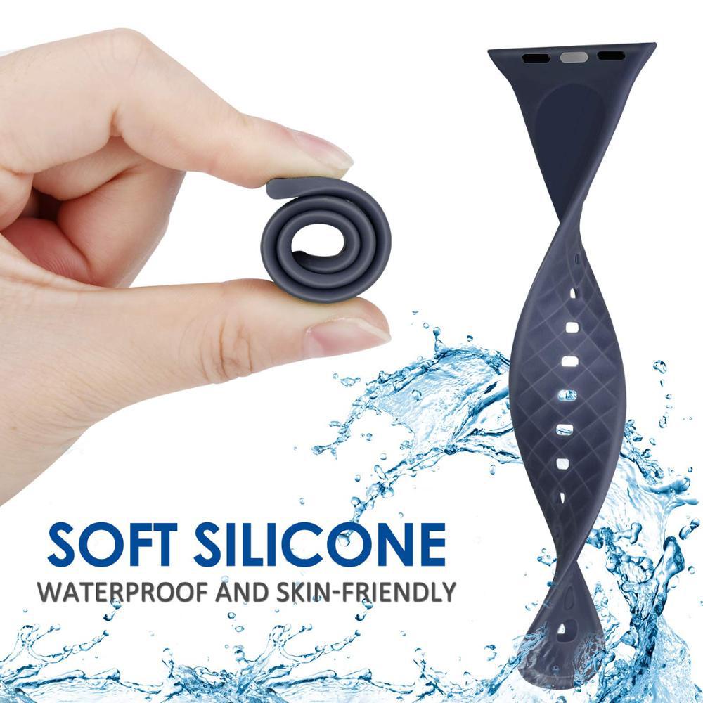 Dây Đeo Đồng Hồ Bằng Silicone Cho Apple watch ultra 8 7 6 5 4 3 49mm 44mm 40mm iwatch 38 41mm 42 45mm