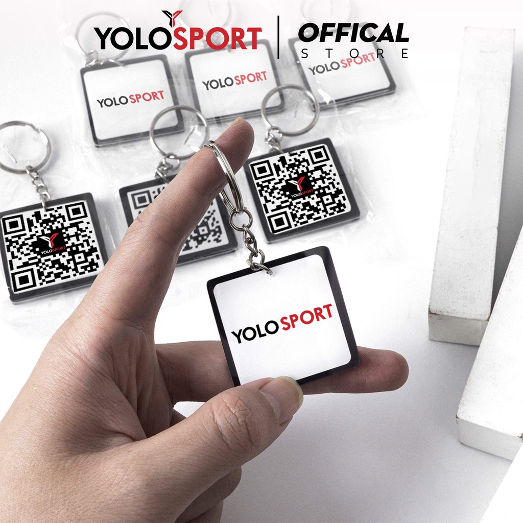 Móc Khóa Mica 2 lớp YOLO SPORT