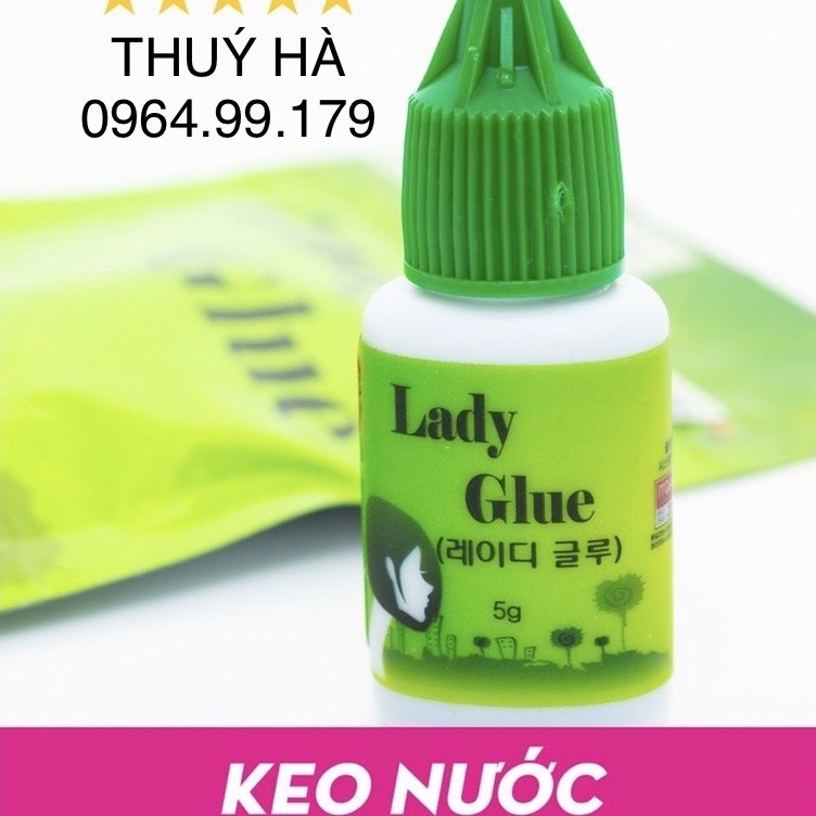 keo nối mi lady xanh_tạo fan -dụng cụ mi_THÚY HÀ