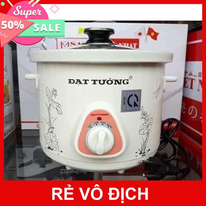 Nồi hầm cháo Đạt Tường ⚡️ 𝐅𝐑𝐄𝐄 𝐒𝐇𝐈𝐏 ⚡️Nồi Hầm Cháo, Kho cá 1.5L  và 2.5L Đạt Tường Chính Hãng