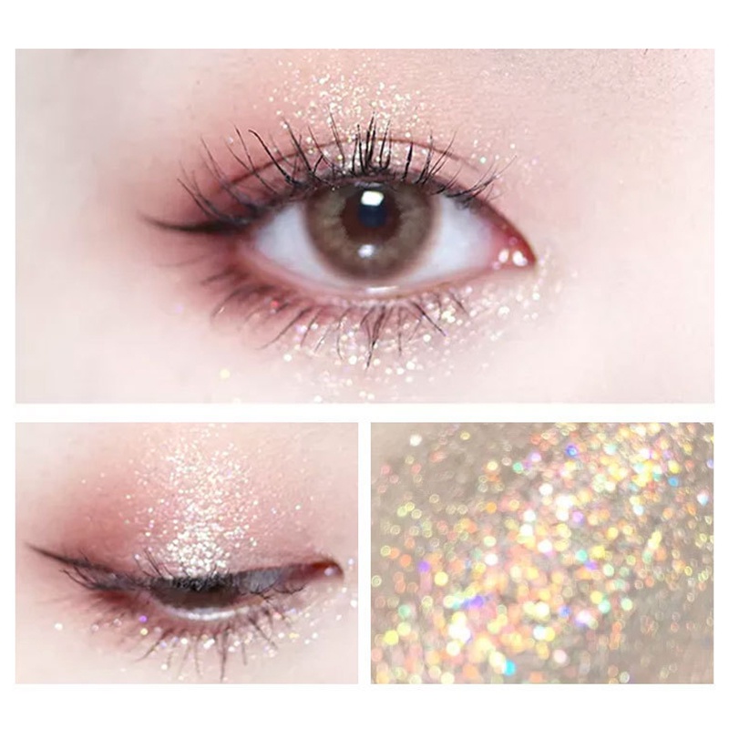 [Hàng mới về] Nhũ mắt dạng lỏng màu sắc lấp lánh kháng nước tiện dụng