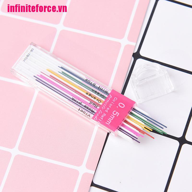 Hộp ngòi bút chì 0.5mm nhiều màu sắc