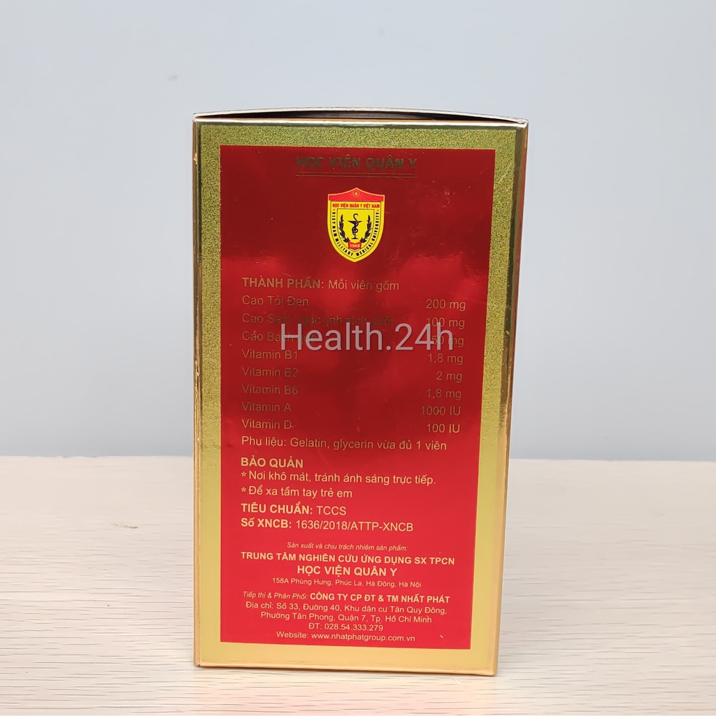 Tỏi Đen Sâm Ngọc Linh Gold - Học viện Quân Y