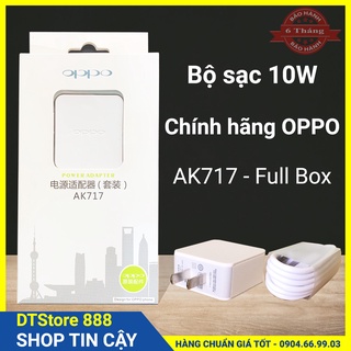 Bộ sạc nhanh 10W OPPO AK717, hàng chính hãng, chân sạc micro USB - BẢO HÀNH 6 tháng