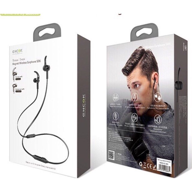 Tai nghe thể thao Bluetooth Baseus Encok S06 Magnetic Sport