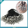 Set 100 dây gắn điện thoại màu đen dạng móc càng cua