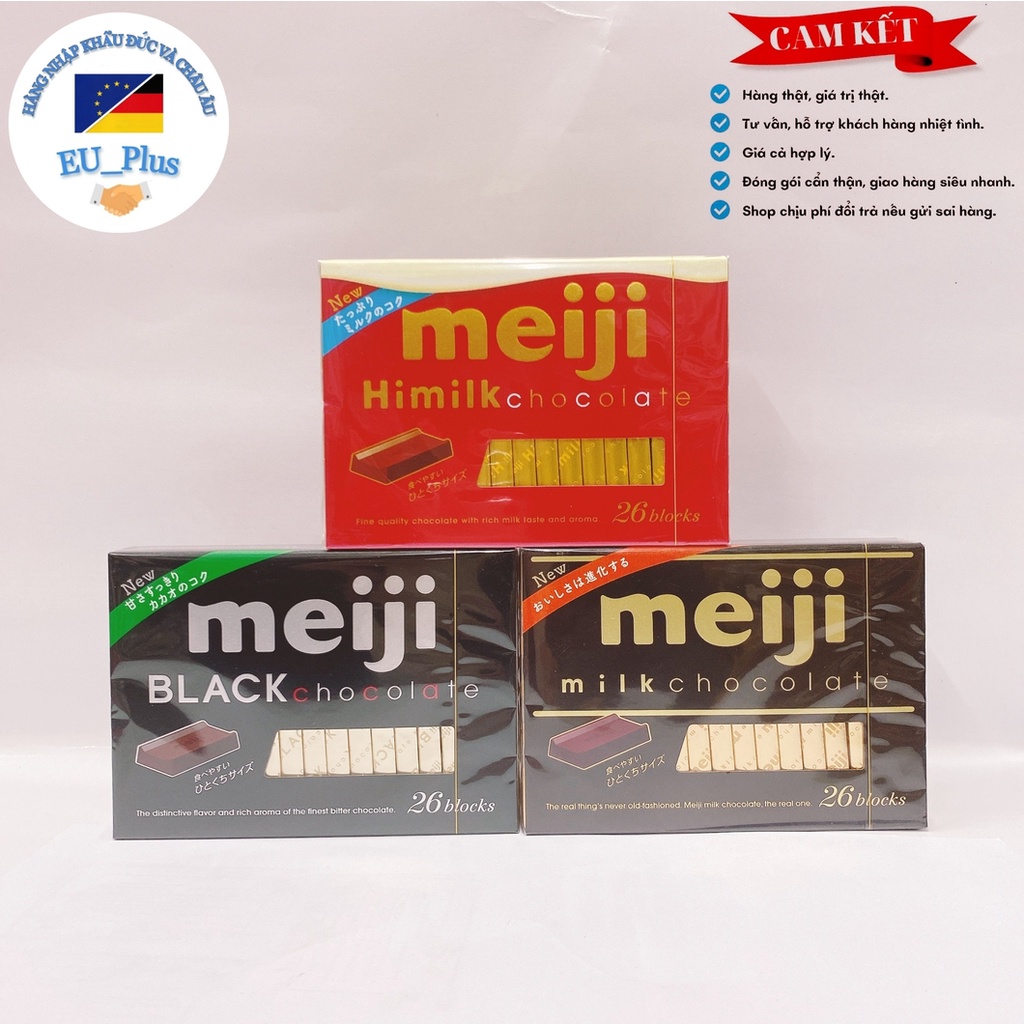 Meiji Chocolate hộp 120gr (26 viên) -  Nhật Bản