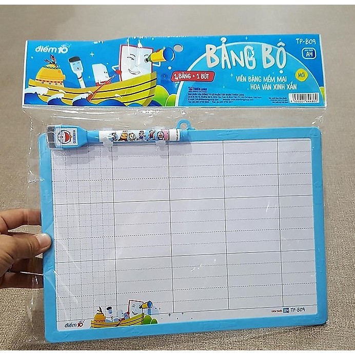 Bảng bộ 2 mặt kèm bút lông bảng nhỏ Điểm 10 TP-B09