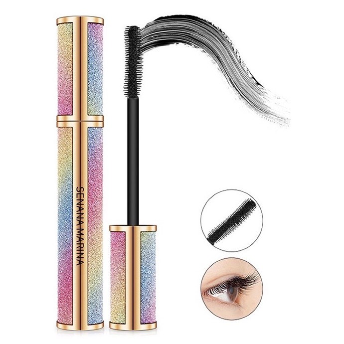 Mascara Beautiful Eyelashes Chuốt Mi Dài Cong, Lâu Trôi Chống Thấm Nước, Đầu Cọ Góc Rộng 8g MS6003