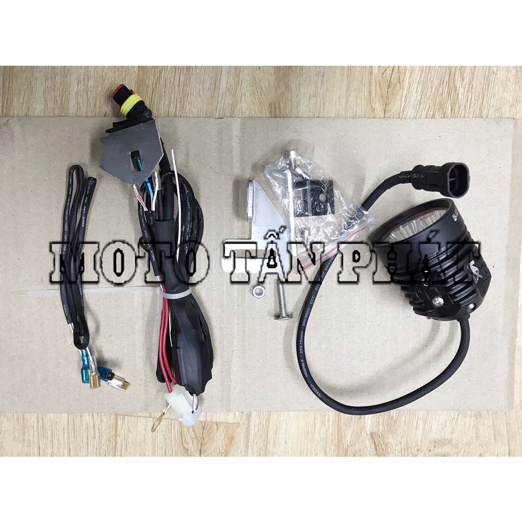 Đèn trợ sáng hốc kèn Winner X đèn l4x mạch điện công tắc lắp như zin moto tấn phát