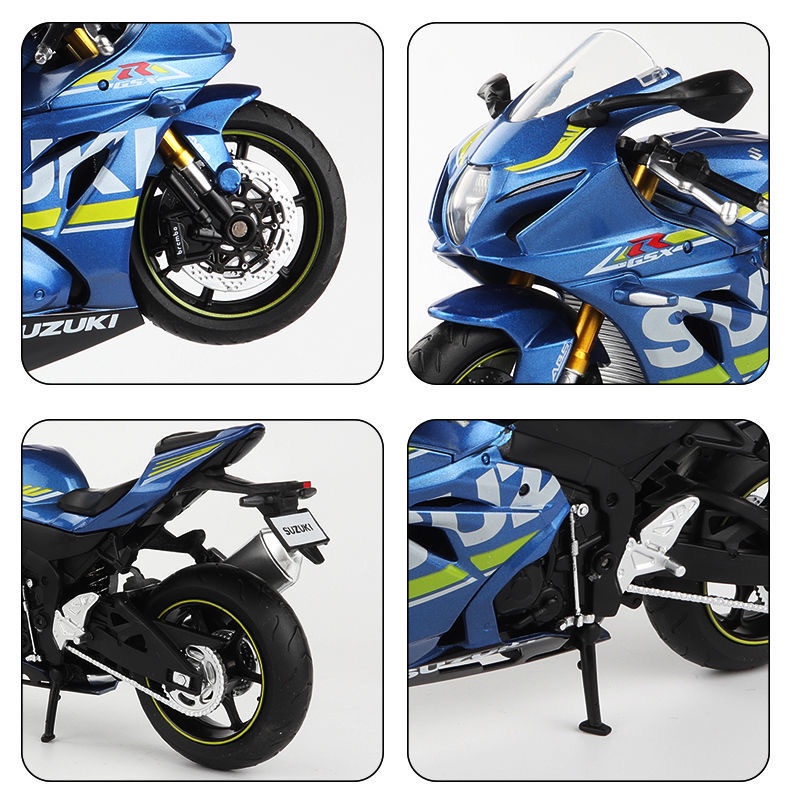 Mô Hình Xe Mô Tô Suzuki GSX R1000 Bằng Hợp Kim Tỉ Lệ 1: 12