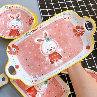 Bát đĩa thỏ cute/ bát đĩa sứ