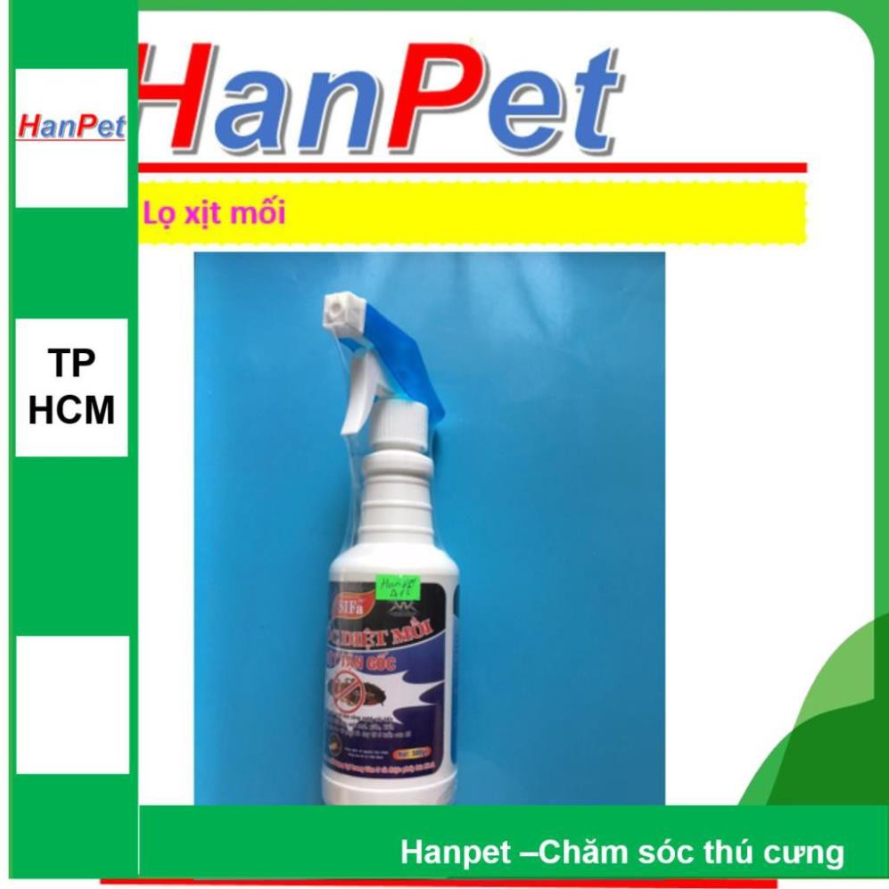 Hanpet.GV- SIFA- Thuốc diệt mối dạng xịt tiện dụng chai lớn 500gr có sẵn đầu phun Diệt mọt Diệp mối tận gốc