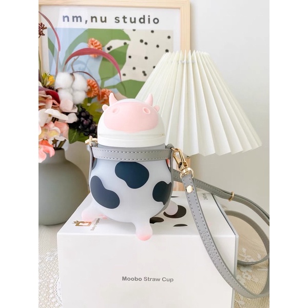 Bình bò sữa Baby Kingdom set núm + ống hút