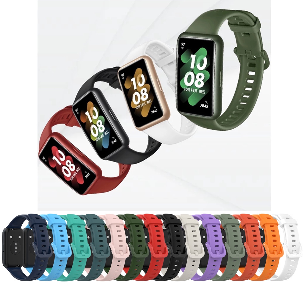 Dây Đeo Silicon Thay Thế Cho Đồng Hồ Thông Minh Huawei Band 7