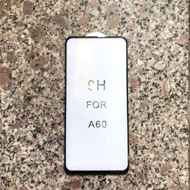 Kính Cường lực Samsung Galaxy A60 full màn xịn bo góc