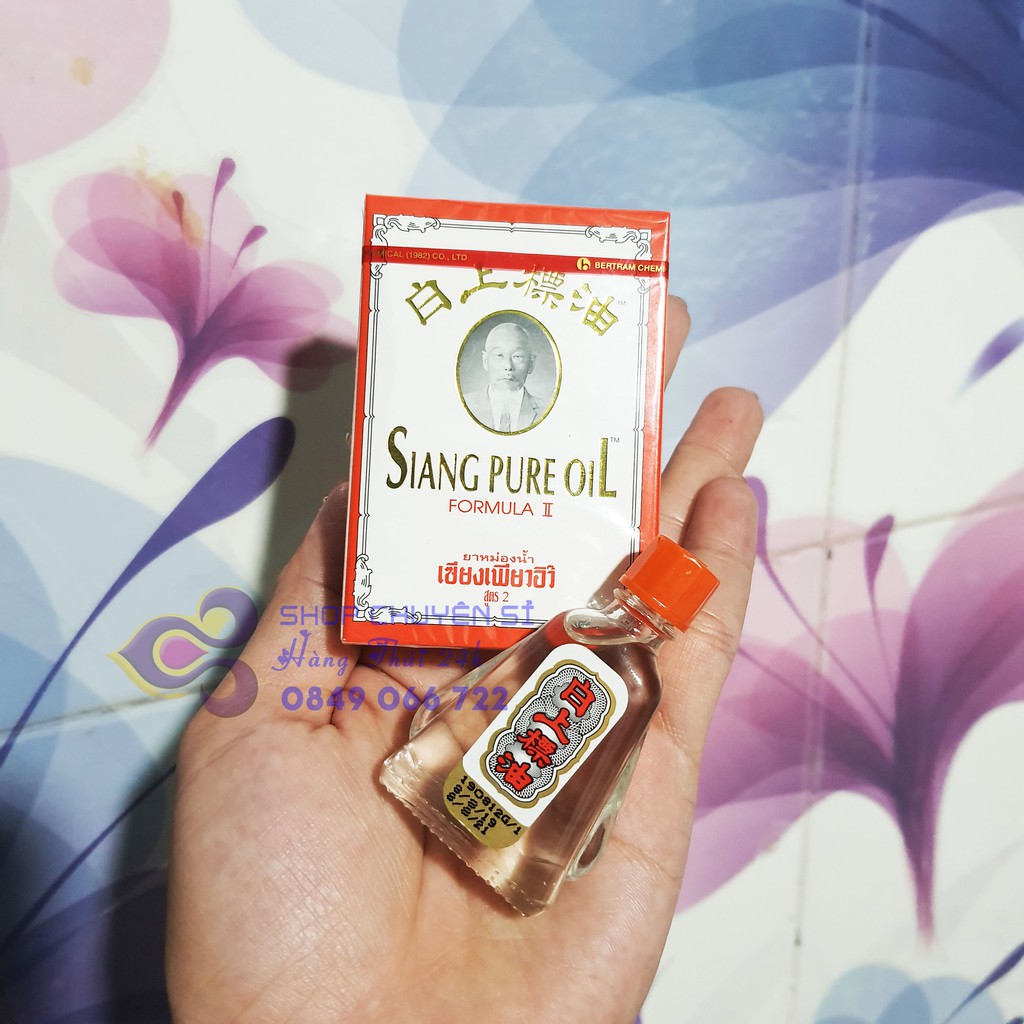 DẦU GIÓ TRẮNG SIANG PURE THÁI LAN CHAI 7CC