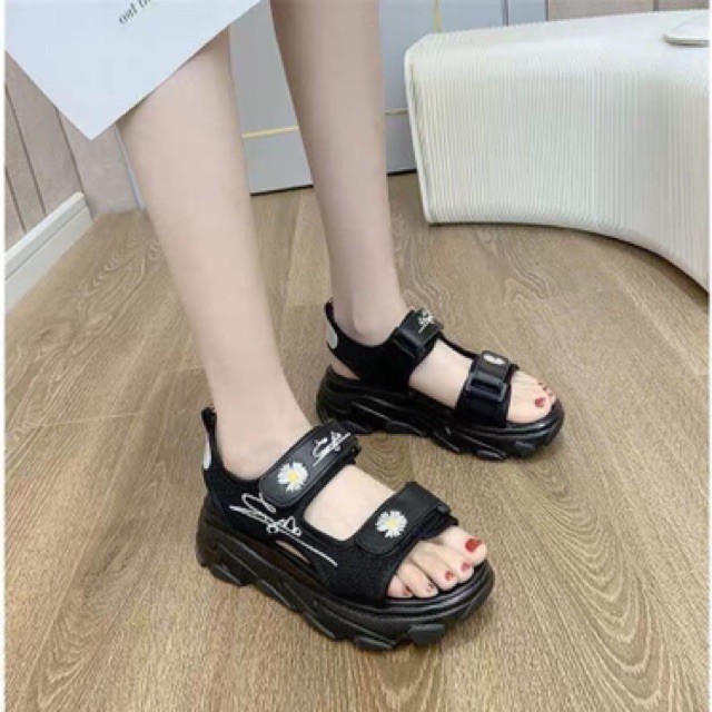 Sandan chữ kí độn đế 5cm siêu hót hít mẫu mới phù hợp với chơi ,đi học và đi làm