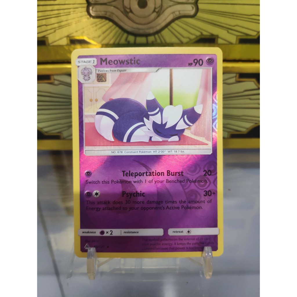 [ Dưa Hấu Yugioh ] Lá bài thẻ bài Pokemon Meowstic