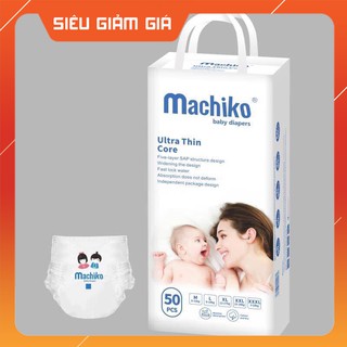 Bỉm Tã Quần Machiko M50/L50/XL50/XXL50 MIẾNG CAO CẤP