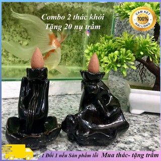 Thác khói trầm hương COMBO 2 THÁC thác khói tỏa ngược, thác khói xông trầm