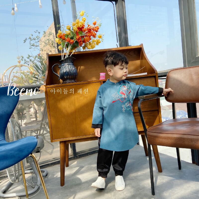 𝐒𝐄𝐓 𝐀́𝐎 𝐃𝐀̀𝐈 𝐕𝐀𝐈 𝐓𝐇𝐄̂𝐔 𝐑𝐎̂̀𝐍𝐆 Đ𝐀̂̀𝐘 𝐂𝐀́ 𝐓𝐈́𝐍𝐇 CHO BÉ TRAI BEEMO