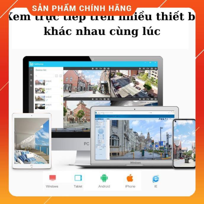 Camera wifi ngoài trời Srihome Sh024 , phát hiện chuyển động , chế độ offline tiện dụng AP hotspot , camera ip , camera