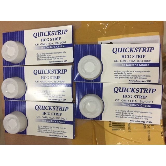 Combo 5 que thử thai Quickstrip