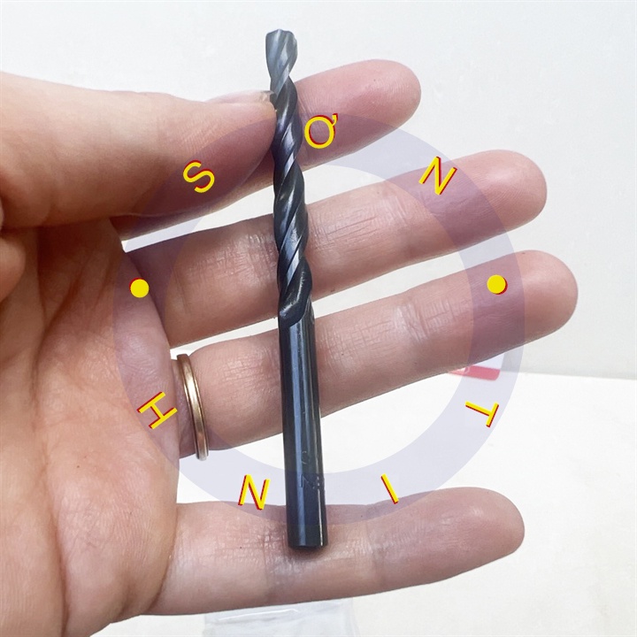 Mũi khoan sắt đen 6 mm HSS tolsen 75010 [ bán lẻ 1 cây]