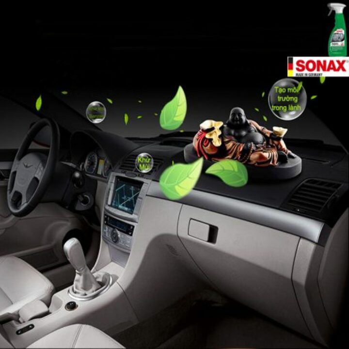 Dung dịch khử mùi trong nội thất xe ô tô, thương hiệu Sonax mã 292241 dung tích 500ml - Hàng chính hãng