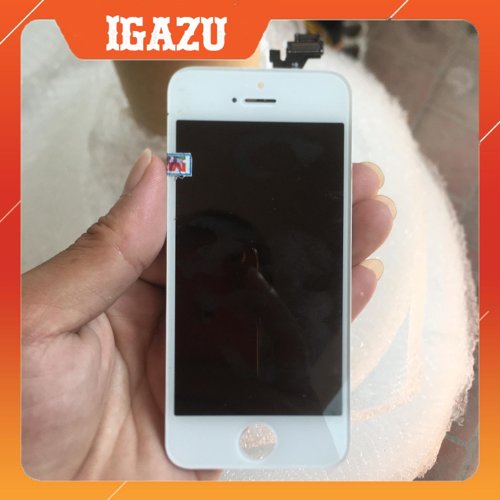 Màn hình Full zin Apple / Zin bóc máy iphone 5G (màu trắng-đen) nguyên bộ - IGAZU