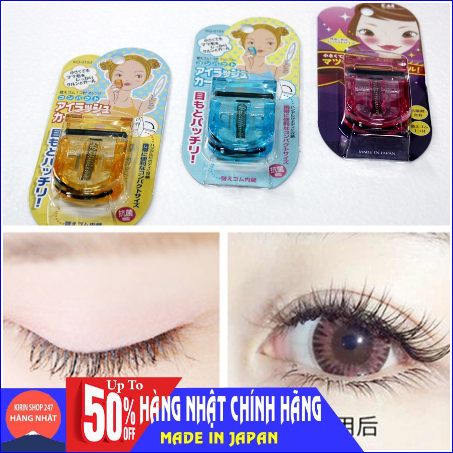 Uốn mi cong thân nhựa cao cấp KAI Hàng Nội Địa Nhật