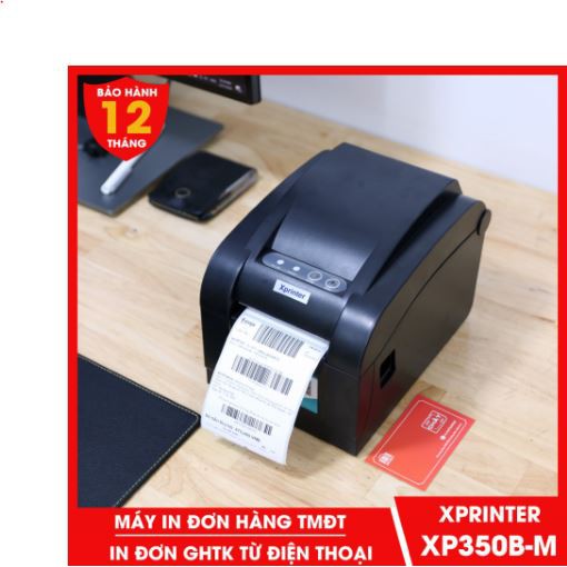 Máy in Xprinter 350BM in đơn hàng GHTK bằng điện thoại qua wifi, in tem nhãn và phiếu giao hàng các sàn TMĐT