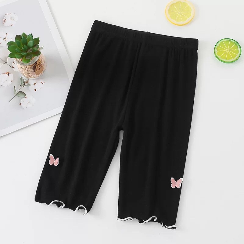 Quần Legging Lửng cho bé gái chất siêu mềm mịn mát, co giãn mềm đẹp